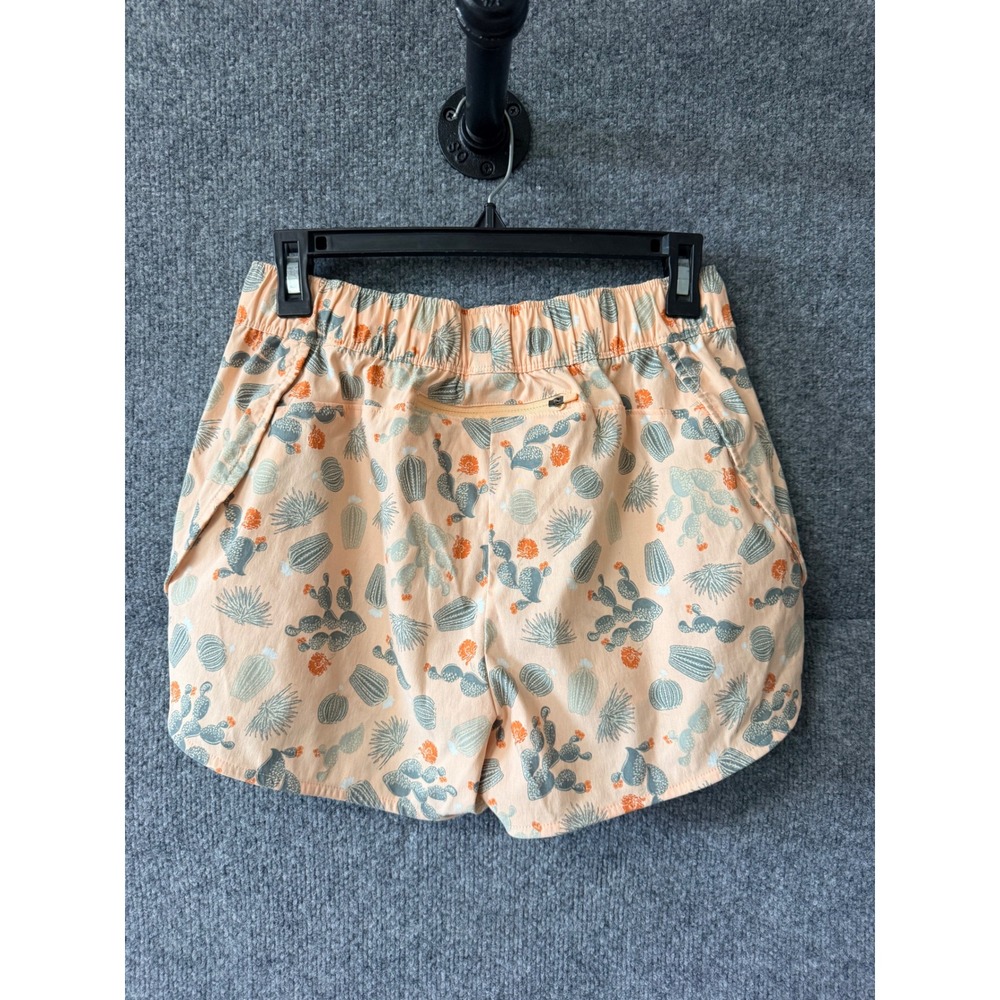 The North Face Womens Peach Cactus Print Active Shorts Small Back Zip Pocket‎ - Picture 3 of 8
